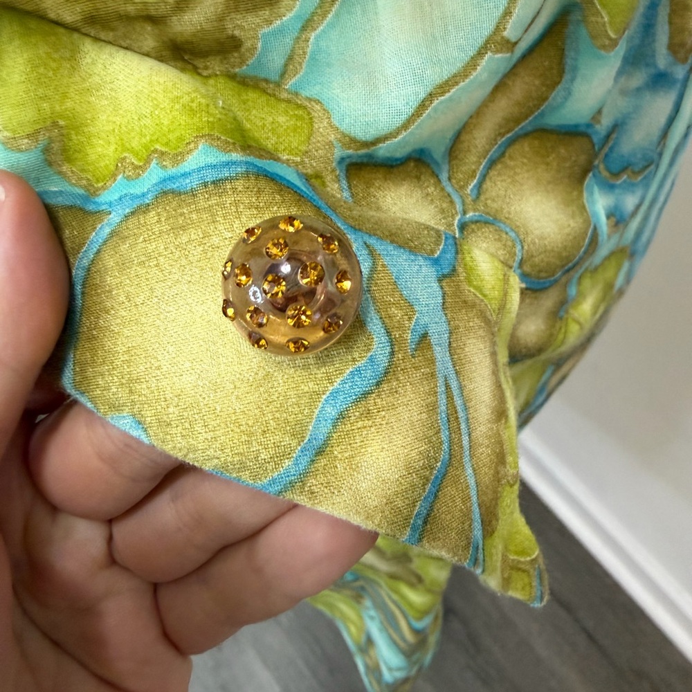 60’s Smocked Sheath Dress - Picture 6 of 12